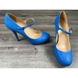 Kate Spade Pumps Womens Size 10 B Shoes Heels Blue Vero Cuoio Made in Italy